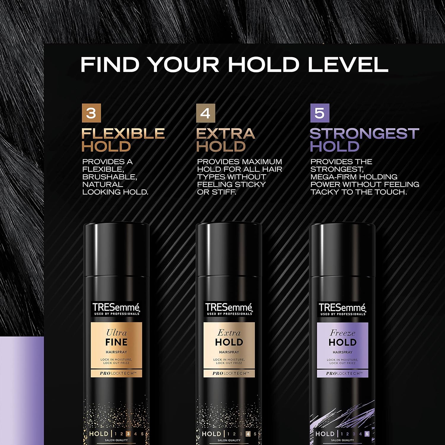 TRESemme Hair Spray, Freeze Hold #5 - 11 OZ (311g) - Hatke